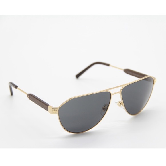 NEW VERSACE SUNGLASSES VERSACE VE2223 1002/87 AVIATOR EYEWEAR VERSACE VE 2223 - Picture 4 of 9